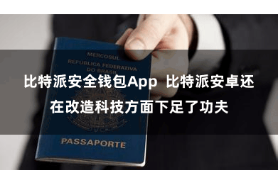 比特派安全钱包App  比特派安卓还在改造科技方面下足了功夫