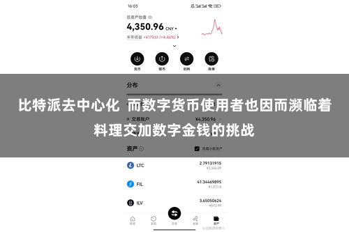 比特派去中心化 而数字货币使用者也因而濒临着料理交加数字金钱的挑战